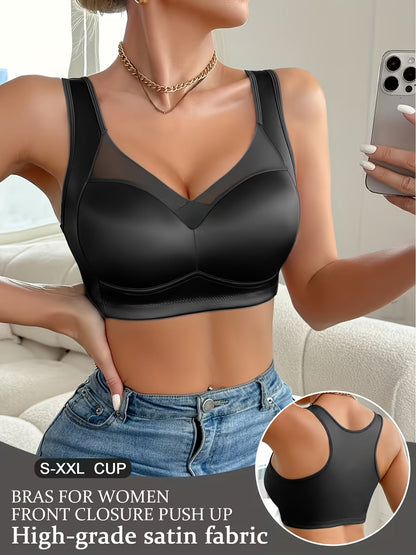 Women’s Front Closure Bra - Lace Detail Comfort – view 6