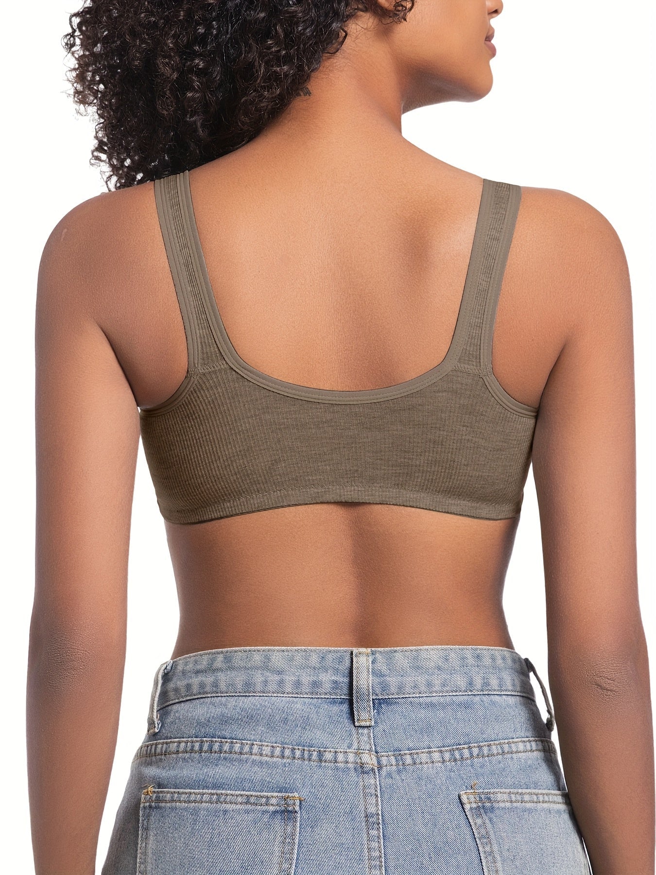 Women's Front-Closure Sports Bra - 5-Pack Padded, High Support – view 14
