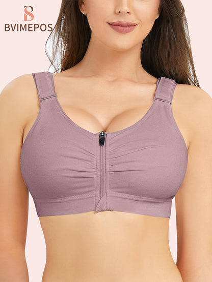 Women's Front-Closure Sports Bra - Everyday Support detail view
