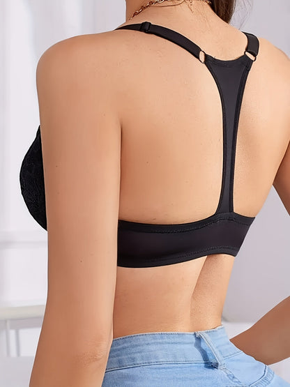 Women's Front-Closure Underwire Bra - 6-Pack Fixed Padding, High Support – view 4