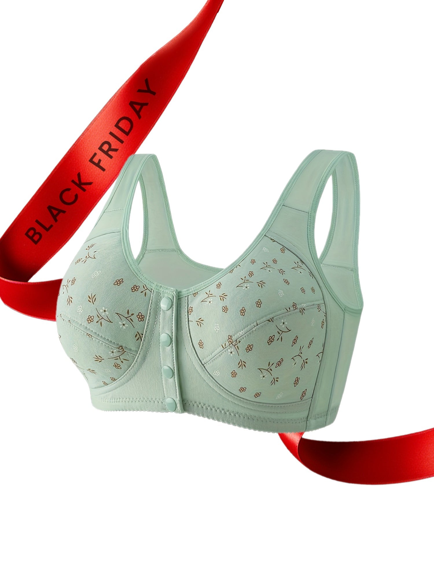 Women's Front-Closure Wireless Bra - 7-Pack Everyday Support detail view