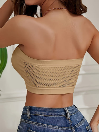 Women's Front-Closure Wireless Bra - Fixed Padding, Everyday Support – view 6