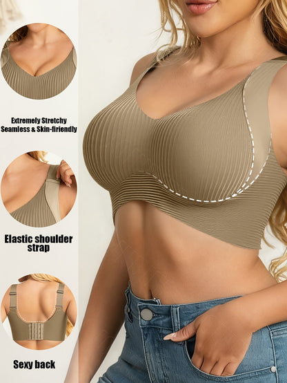 Women's Full-Coverage Soft Support Bra - 6-Pack Fixed Padding, Medium Support – view 10