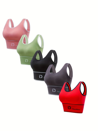 Women's Full-Coverage Sports Bra - 5-Pack Everyday Support detail view