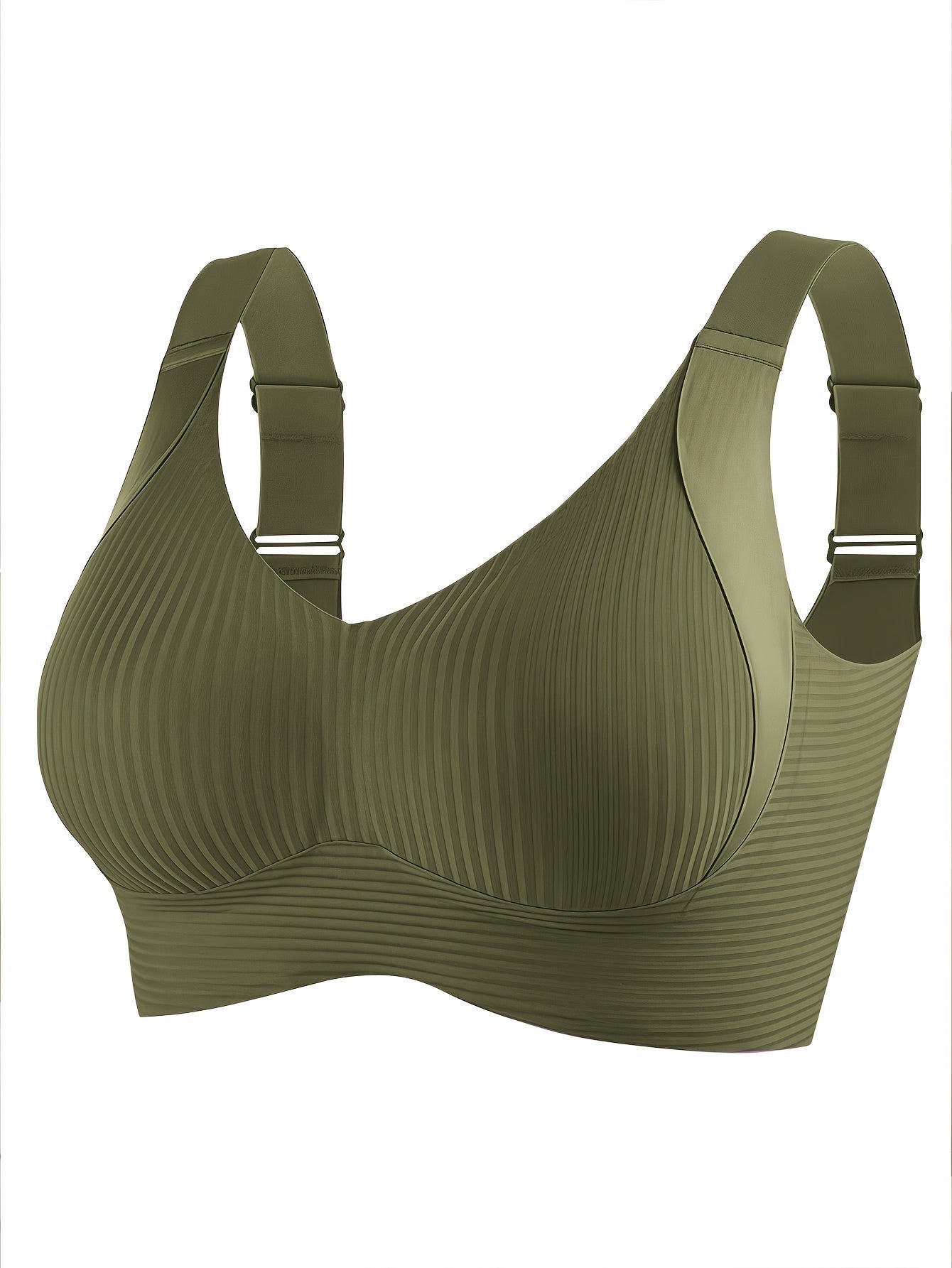 Women's Full-Coverage Sports Bra - 6-Pack Removable Pads, Everyday Support detail view