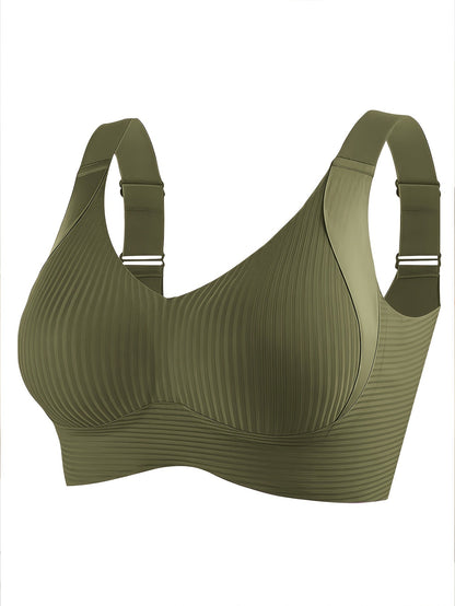 Women's Full-Coverage Sports Bra - 6-Pack Removable Pads, Everyday Support detail view