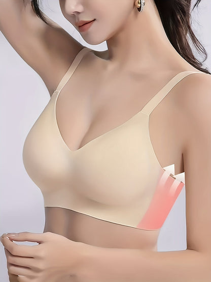 Women's Full-Coverage Wireless Bra - 3-Pack Fixed Padding, Everyday Support – view 5