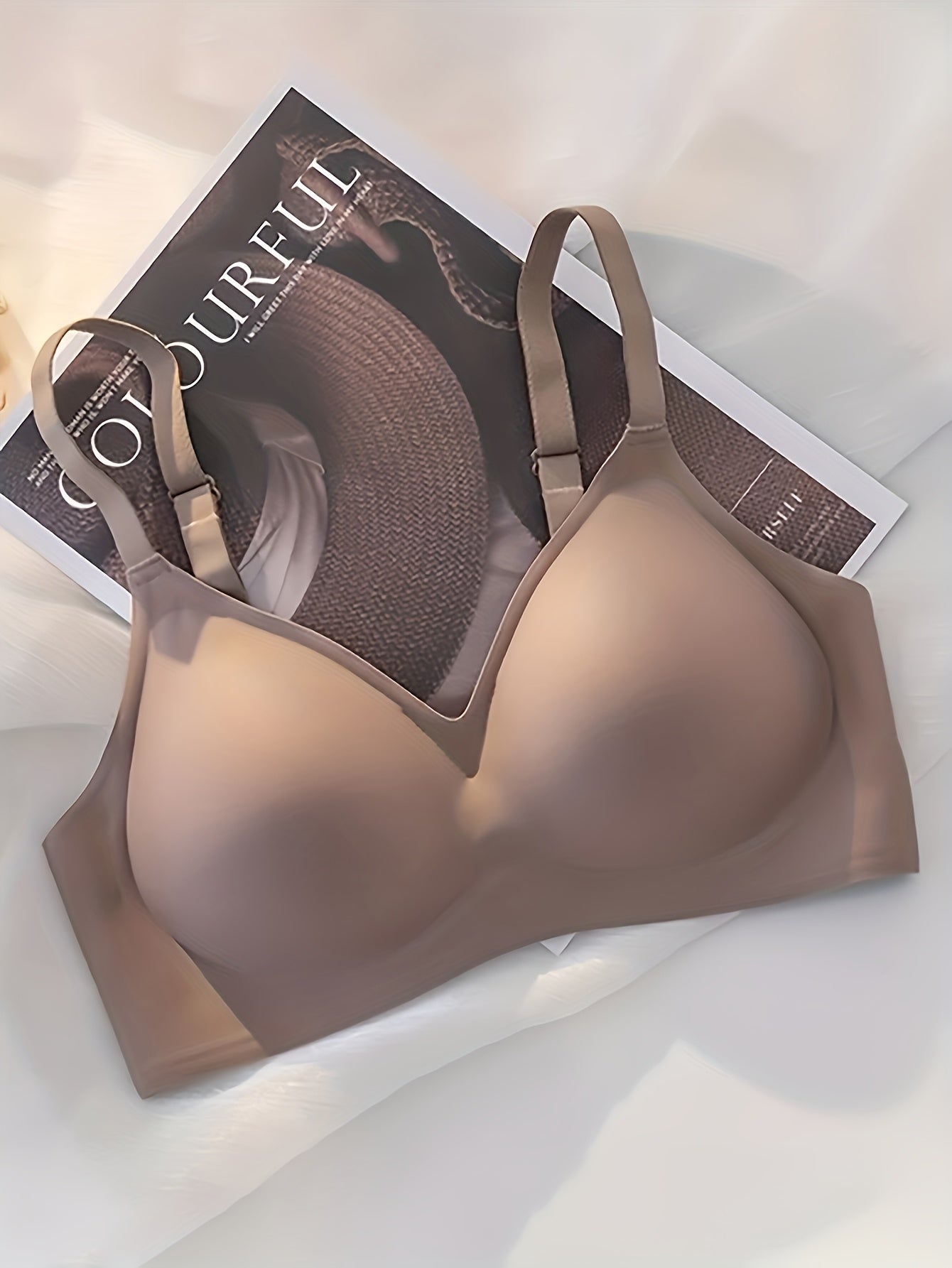 Women's Full-Coverage Wireless Bra - 3-Pack Fixed Padding, Everyday Support – view 18