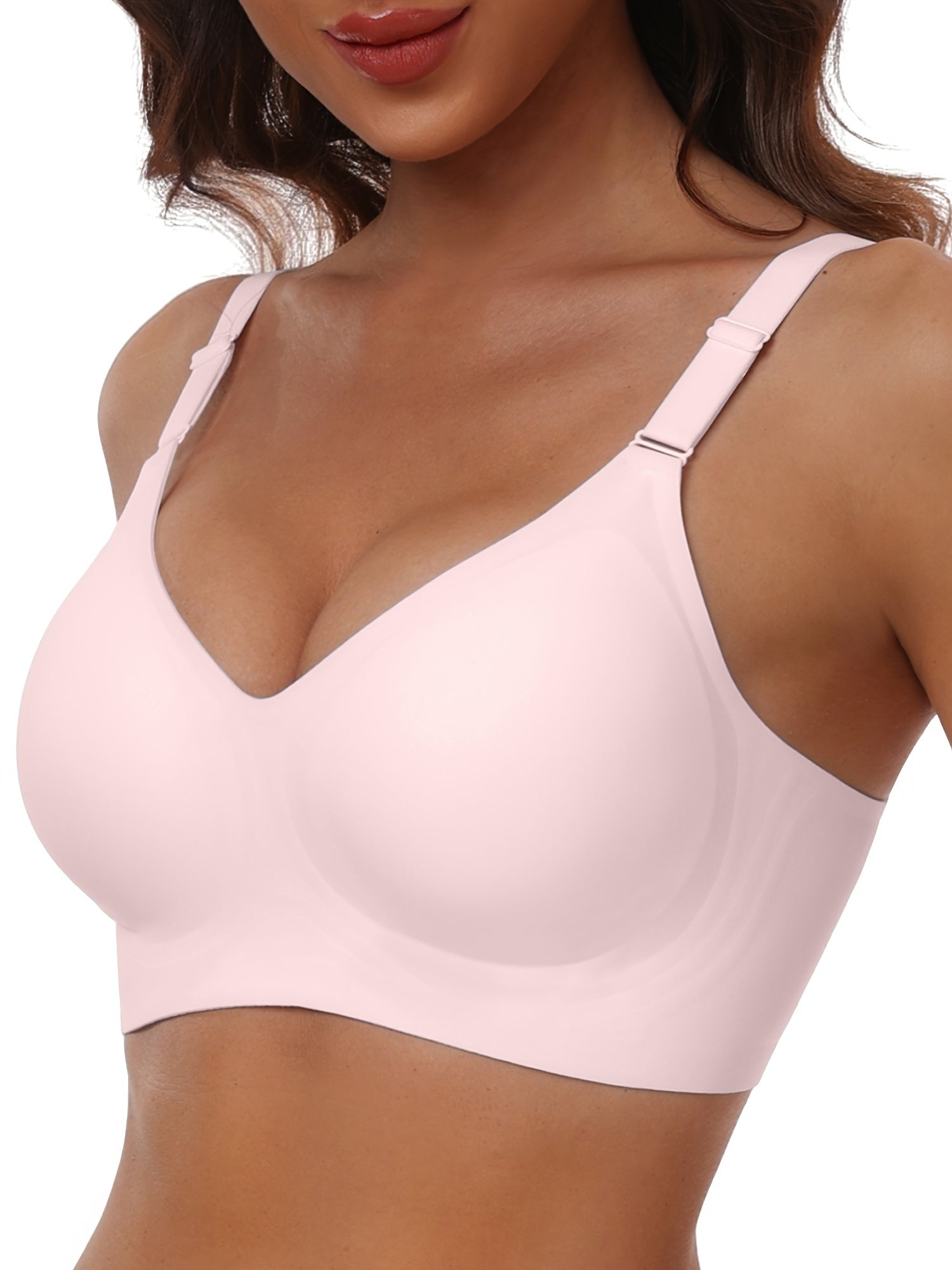 Women's Full-Coverage Wireless Bra - Fixed Padding, High Support – view 4