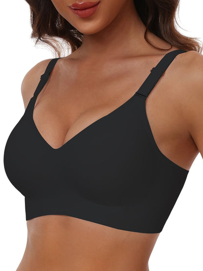 Women's Full-Coverage Wireless Bra - Fixed Padding, High Support – view 7