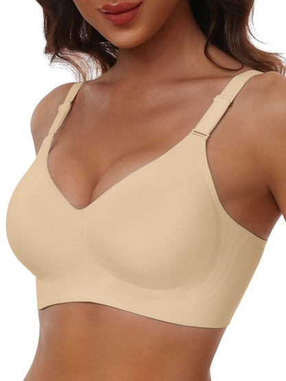 Women's Full-Coverage Wireless Bra - Fixed Padding, High Support – view 15