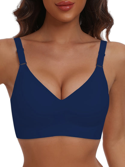 Women's Full-Coverage Wireless Bra - Fixed Padding, High Support – view 18