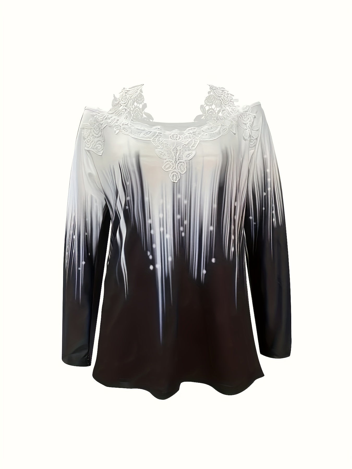 Women's Gradient Print T-Shirt - Regular Fit detail view