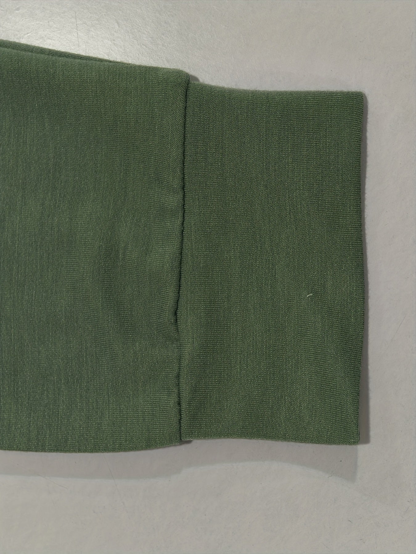 Women's Graphic Crewneck Sweatshirt - Relaxed Fit Crew Neck – Green detail view