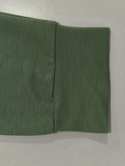 Women's Graphic Crewneck Sweatshirt - Relaxed Fit Crew Neck – Green detail view