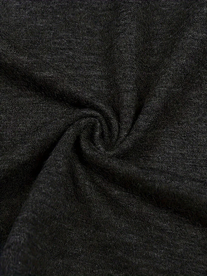 Women's Graphic Print Blouse - Regular Fit – Dark Gray detail view