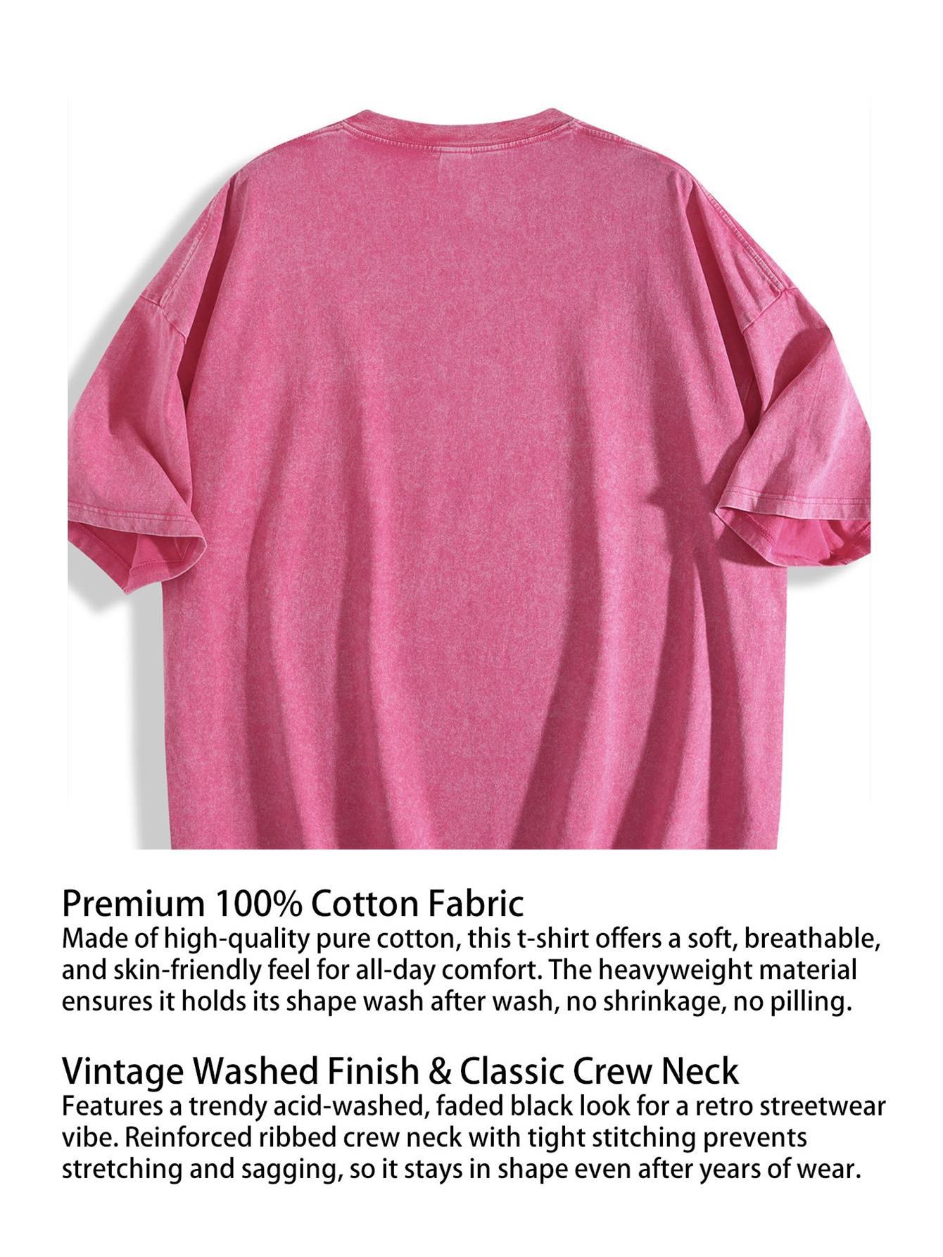 Women's Graphic Print Blouse - Relaxed Fit – Rose Red – view 5