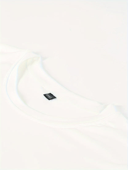 Women's Graphic Print T-Shirt - Crew Neck Short Sleeve – White / 5-Variant Selection detail view