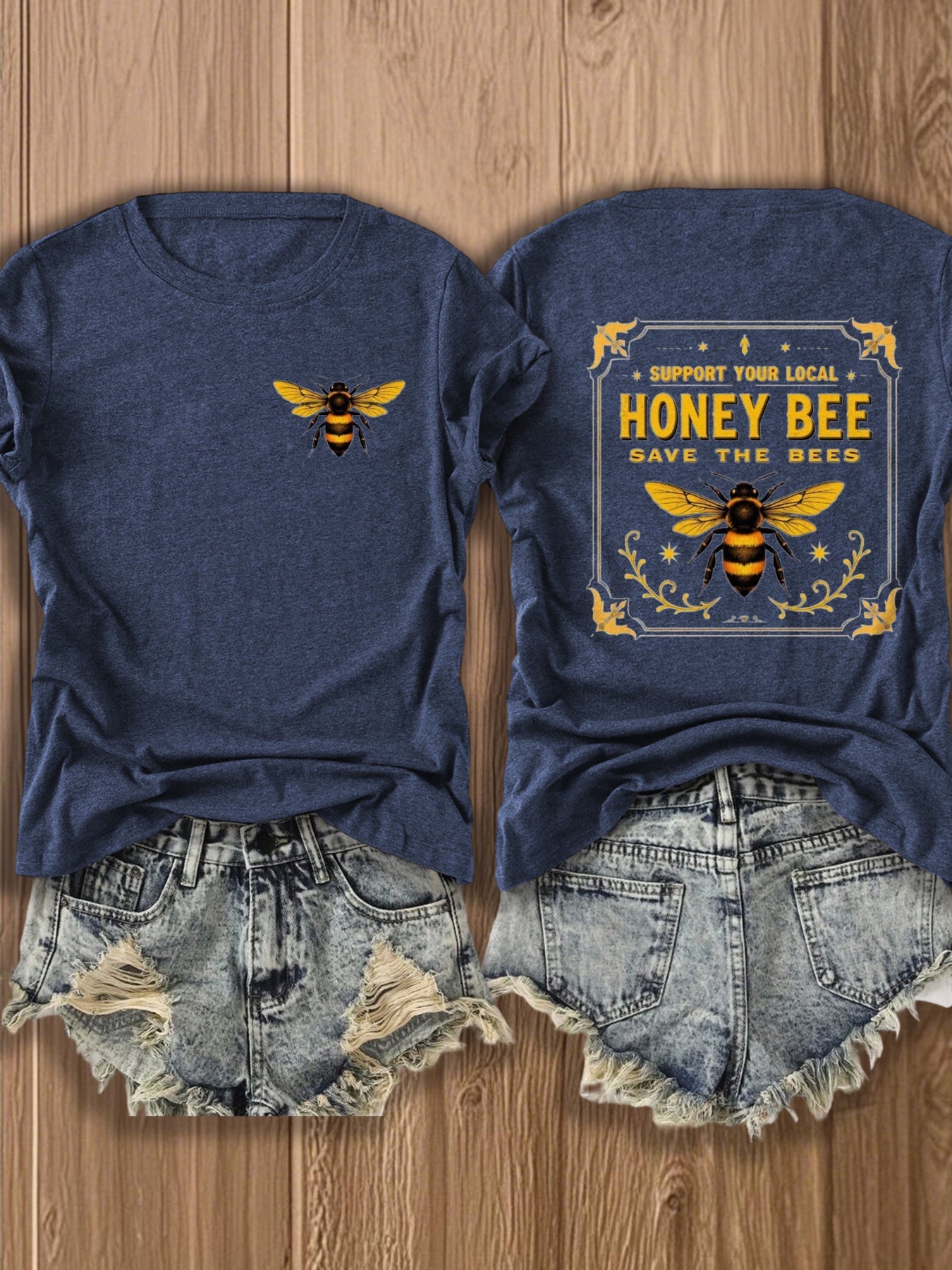 Women's Graphic Print T-Shirt - Regular Fit – 16-Variant Selection – main product image