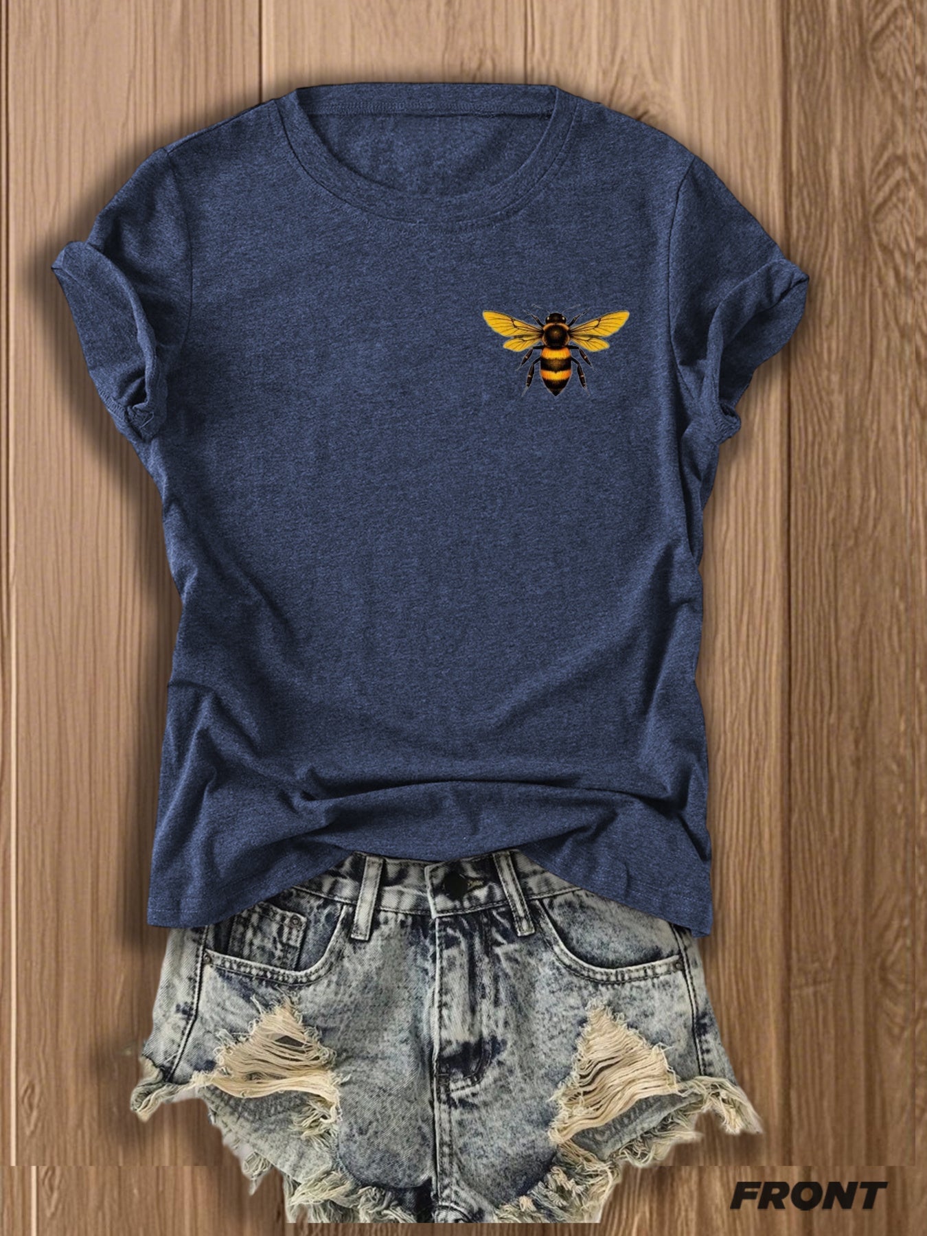 Women's Graphic Print T-Shirt - Regular Fit – 16-Variant Selection detail view
