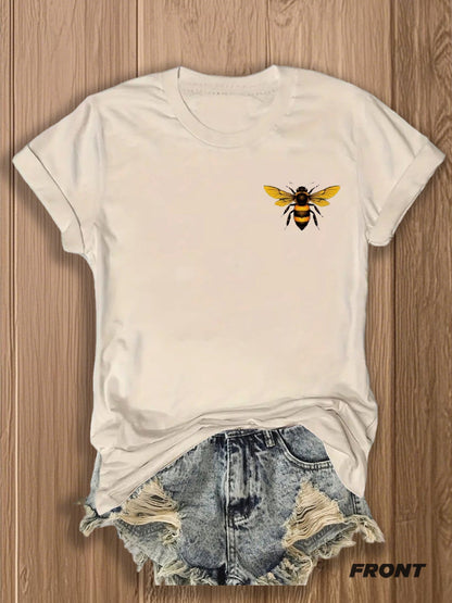Women's Graphic Print T-Shirt - Regular Fit – 16-Variant Selection detail view