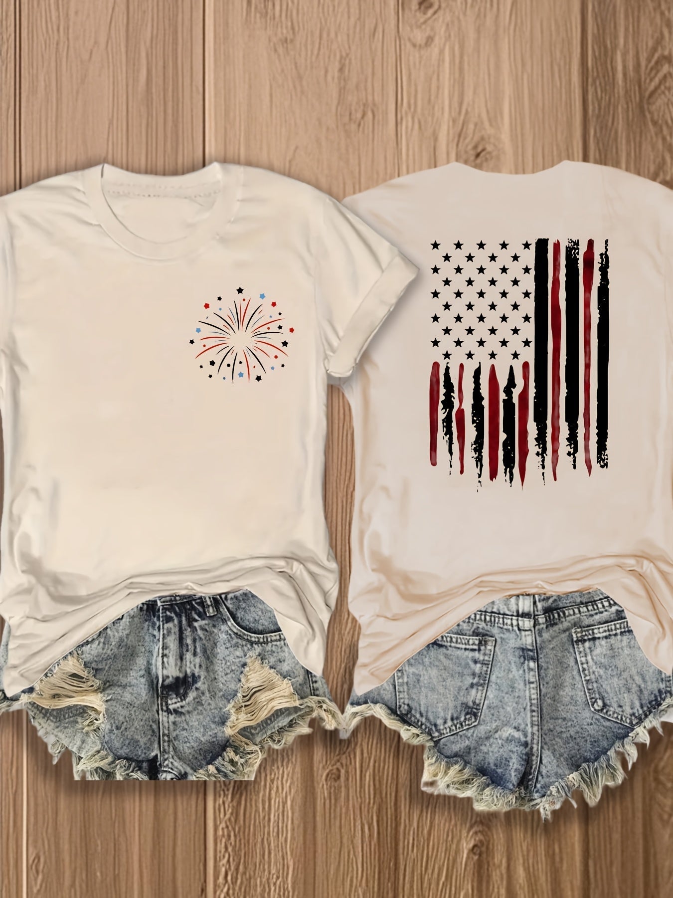 Women's Graphic Print T-Shirt - Regular Fit – Burgundy – main product image
