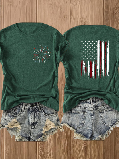 Women's Graphic Print T-Shirt - Regular Fit – Burgundy detail view