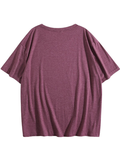 Women's Graphic Print T-Shirt - Regular Fit – Dark Gray / Navy Color detail view