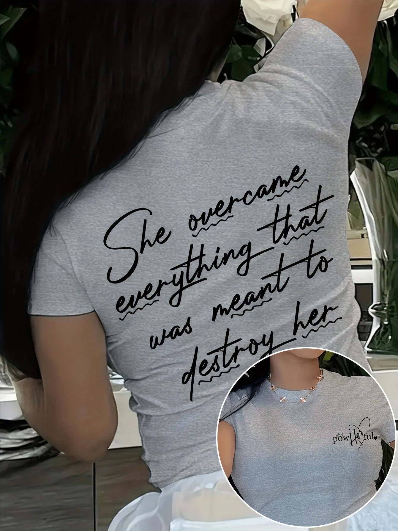 Women's Graphic Print T-Shirt - Regular Fit – Sizes S–XL detail view