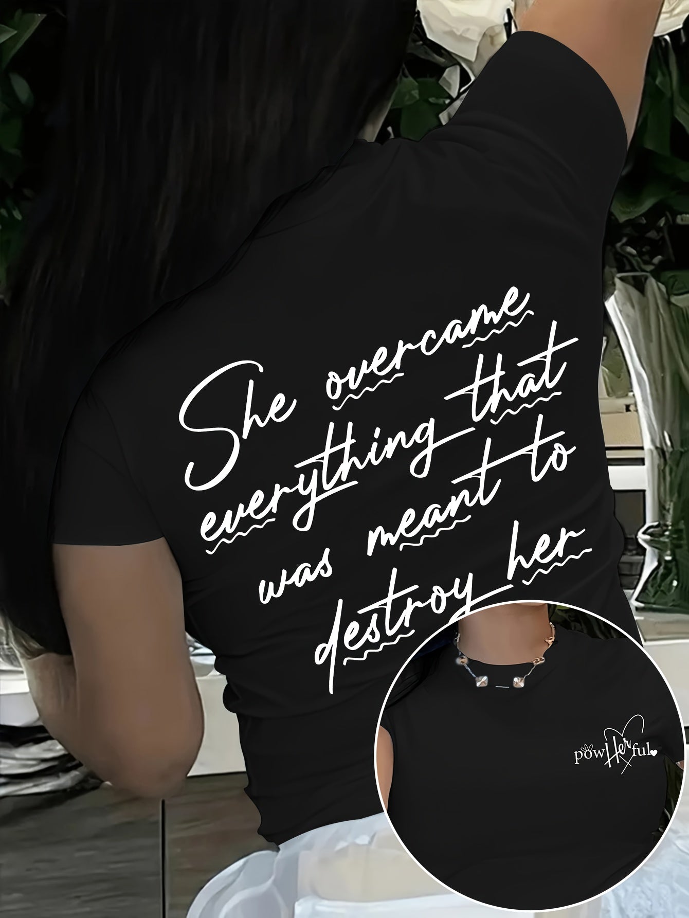 Women's Graphic Print T-Shirt - Regular Fit – Sizes S–XL detail view