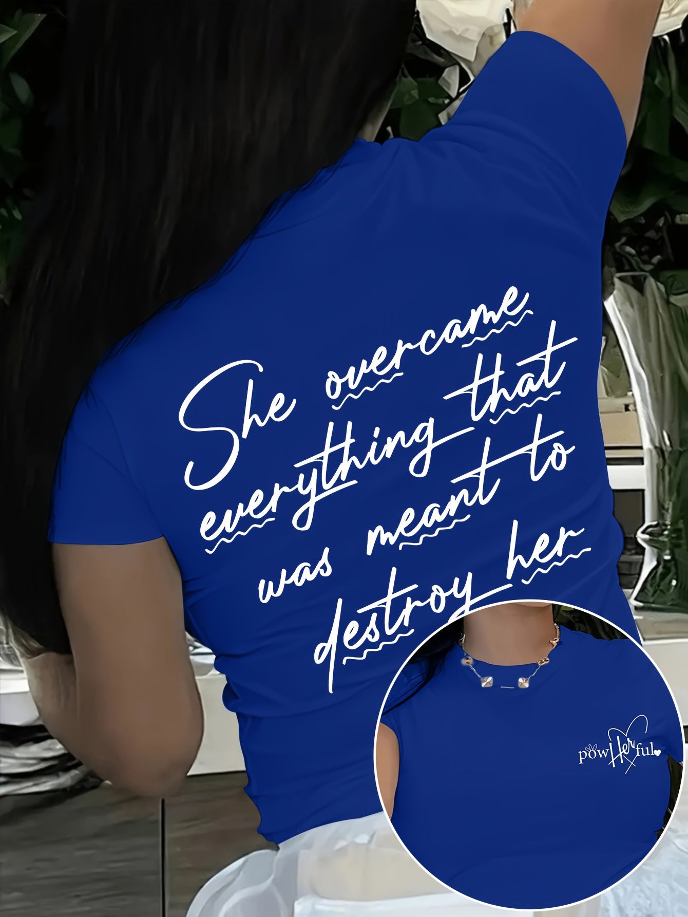 Women's Graphic Print T-Shirt - Regular Fit – Sizes S–XL detail view