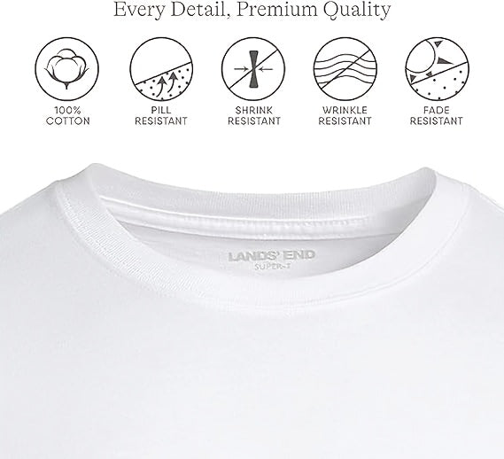 Women's Graphic Print T-Shirt - Round Neck Short Sleeve – Black / White detail view