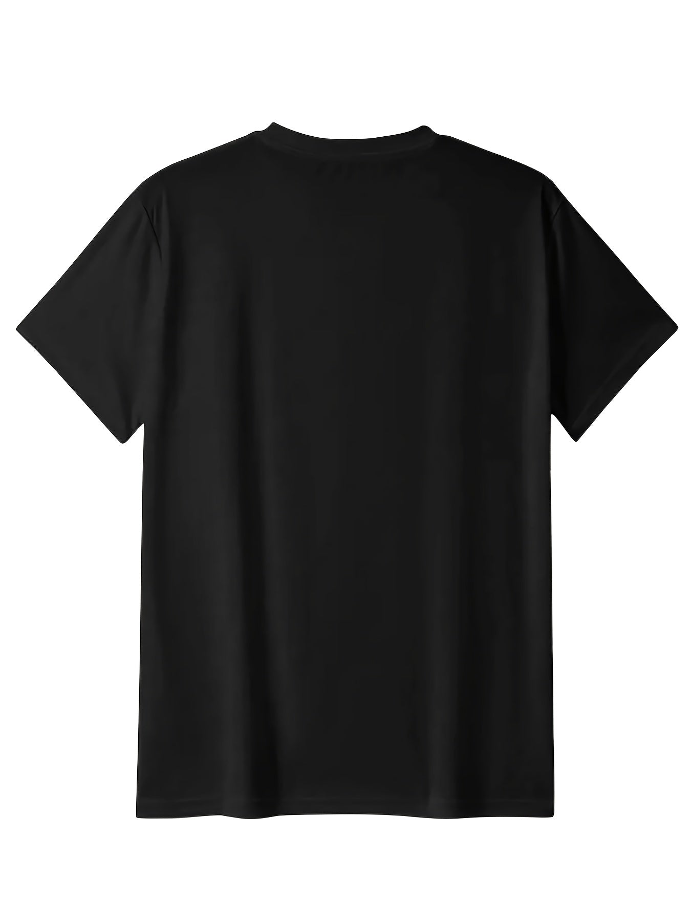 Women's Graphic Print T-Shirt - Round Neck Short Sleeve – Dark Gray / White detail view