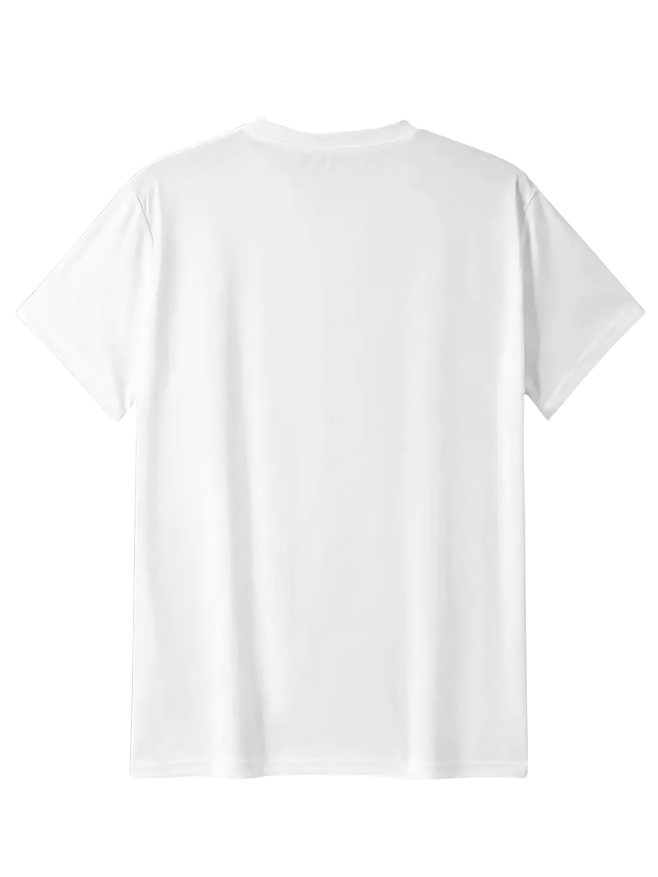 Women's Graphic Print T-Shirt - Round Neck Short Sleeve – Dark Gray / White detail view