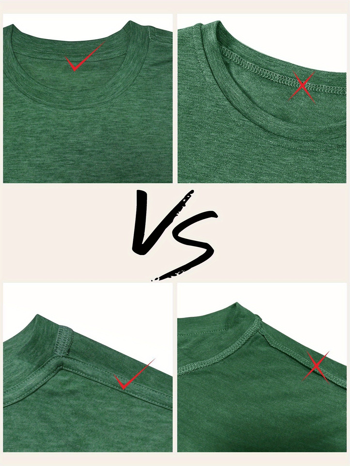 Women's Graphic Print T-Shirt - Round Neck Short Sleeve – Olive / Grey – view 11