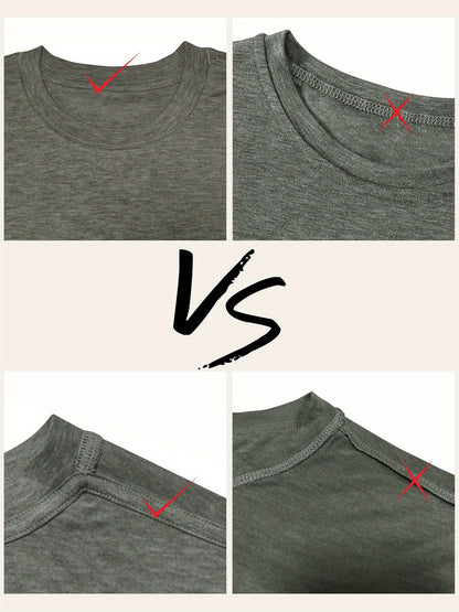 Women's Graphic Print T-Shirt - Round Neck Short Sleeve – Olive / Grey – view 18