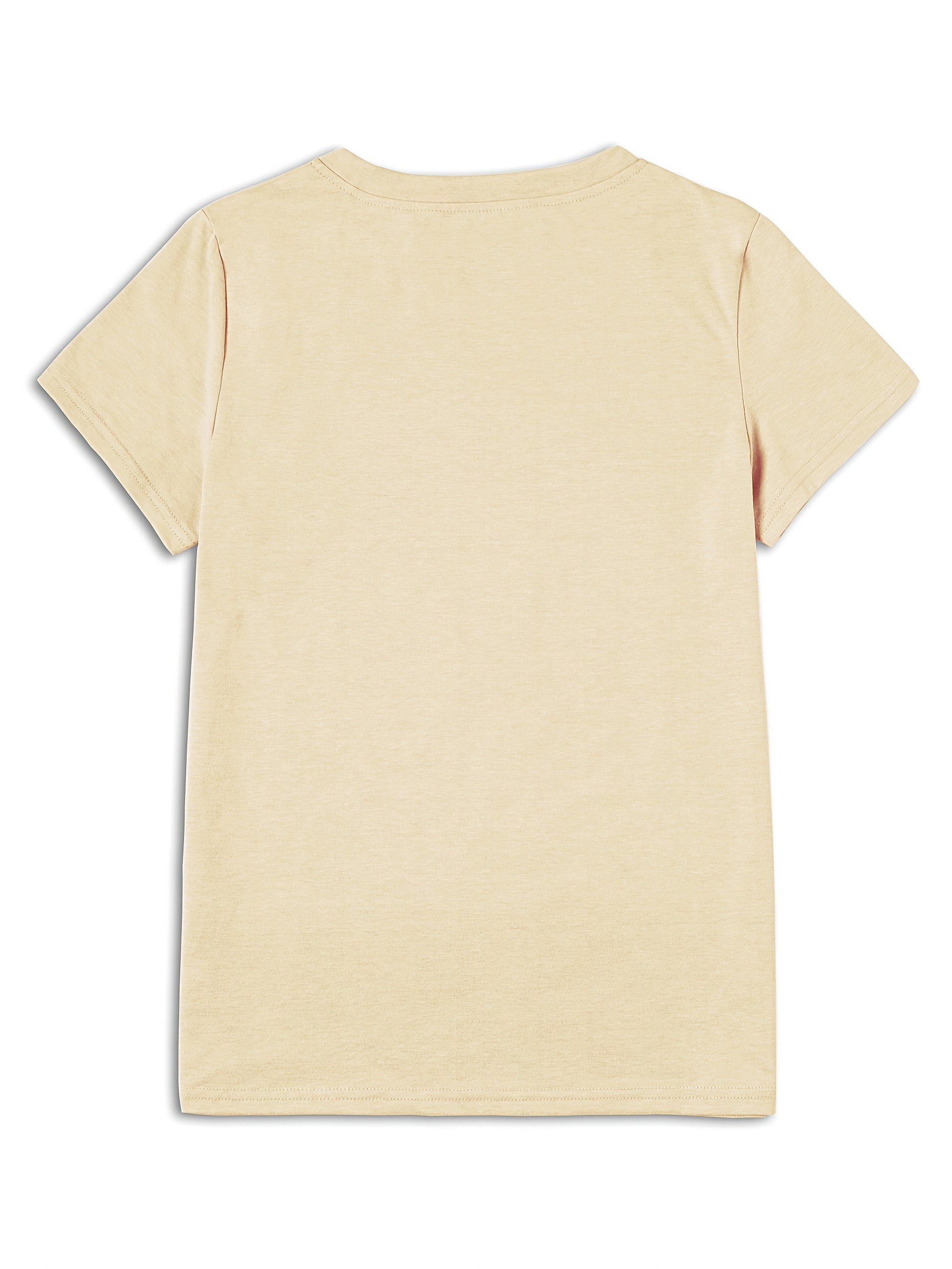 Women's Graphic Print T-Shirt - Round Neck Short Sleeve – White 1 / White detail view