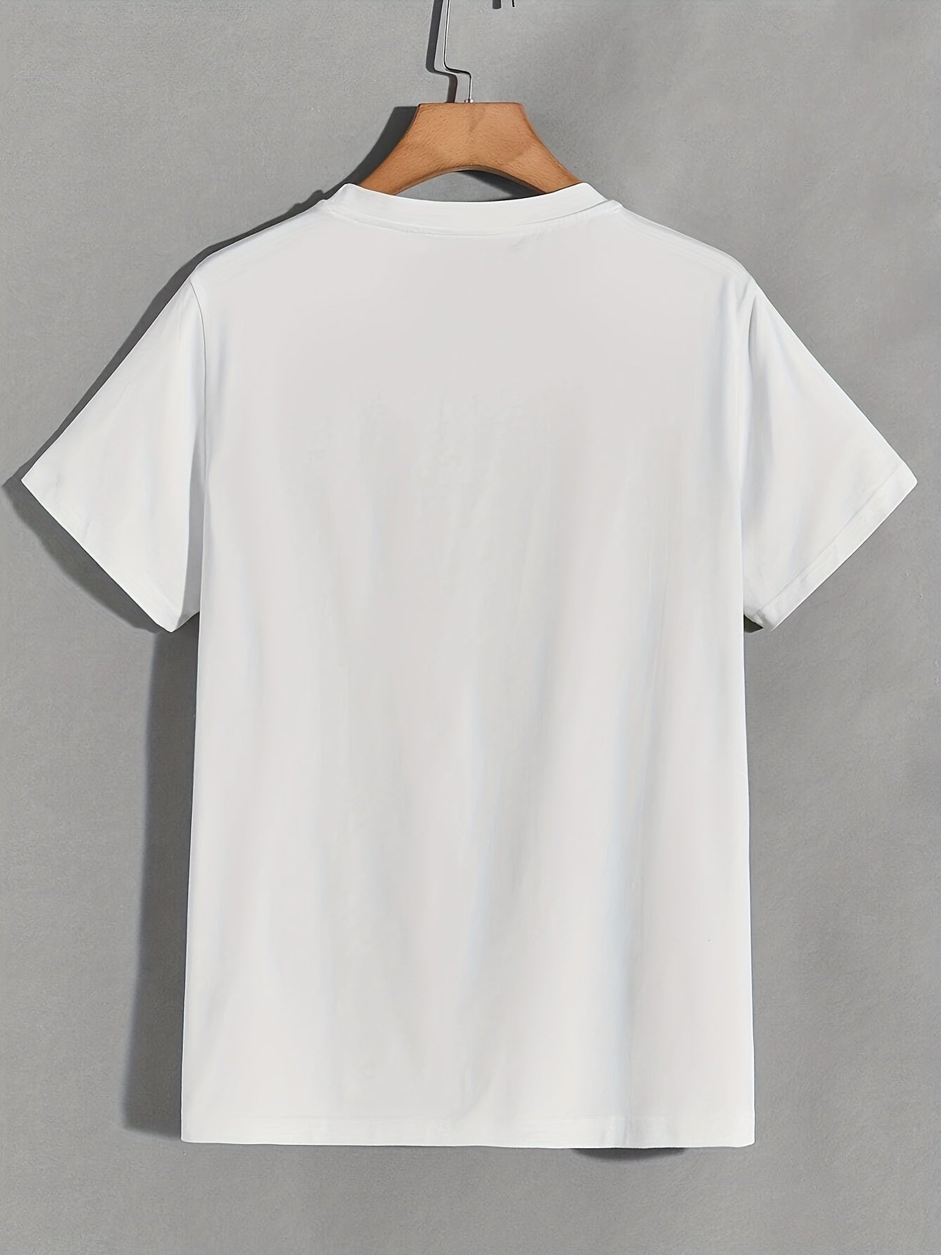 Women's Graphic Print T-Shirt - Round Neck Short Sleeve – White Graphic Design 12837 detail view
