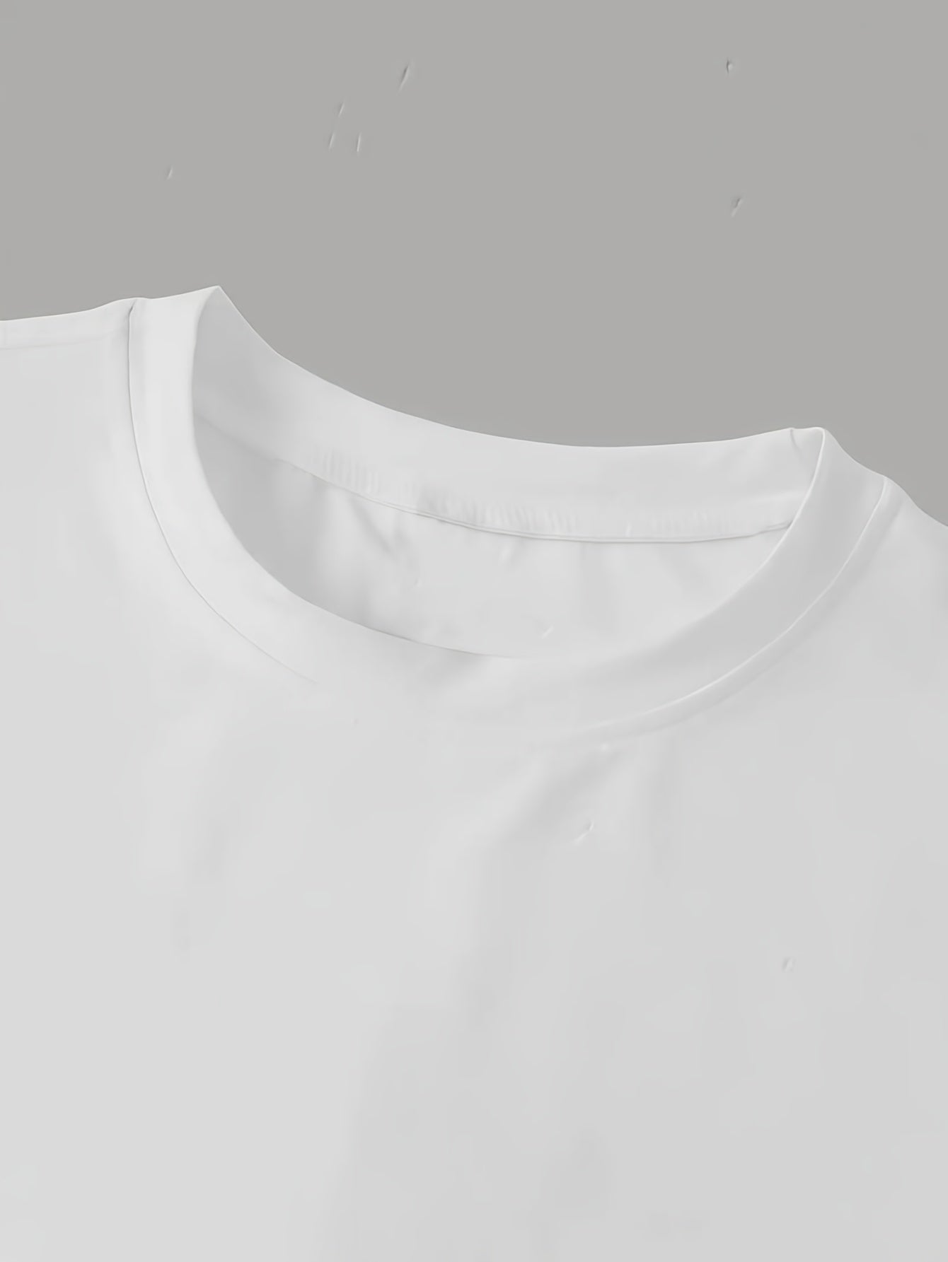 Women's Graphic Print T-Shirt - Round Neck Short Sleeve – White Graphic Design 99877 detail view