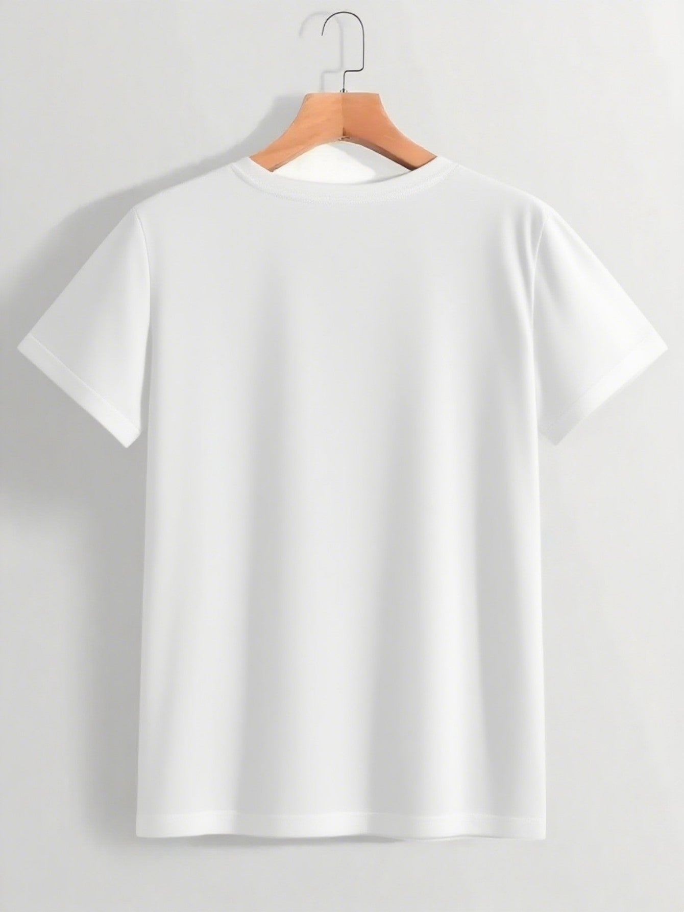 Women's Graphic Print T-Shirt - Round Neck Short Sleeve – White Graphic Design 99013 detail view