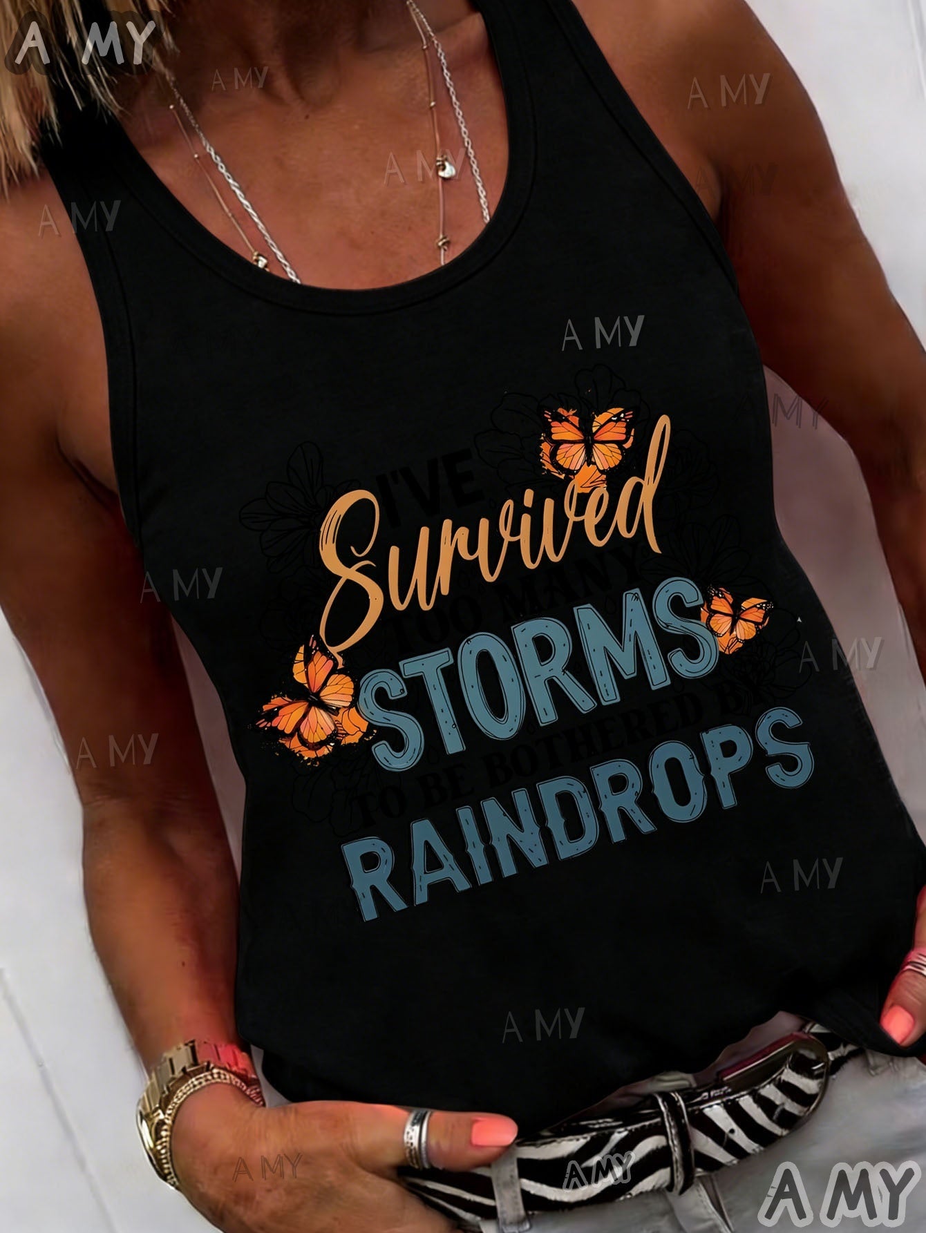 Women's Graphic Print T-Shirt - Short Sleeve – 6-Color Selection – view 5