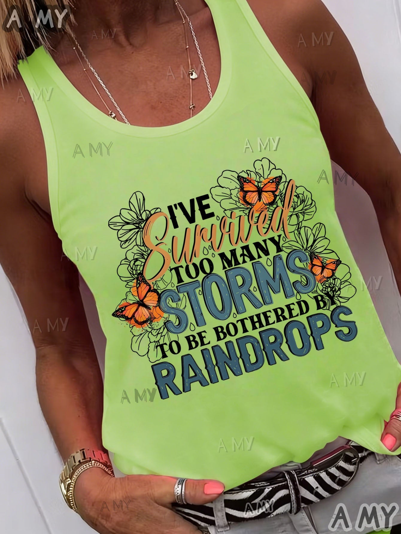 Women's Graphic Print T-Shirt - Short Sleeve – 6-Color Selection – view 10
