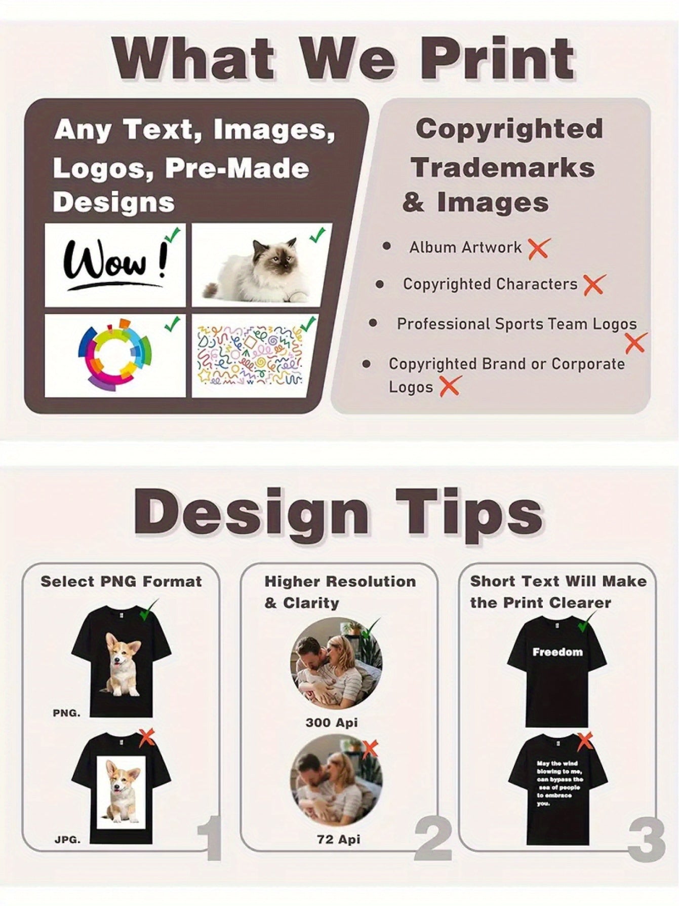 Women's Graphic Print T-Shirt - Short Sleeve – Black / White – view 8