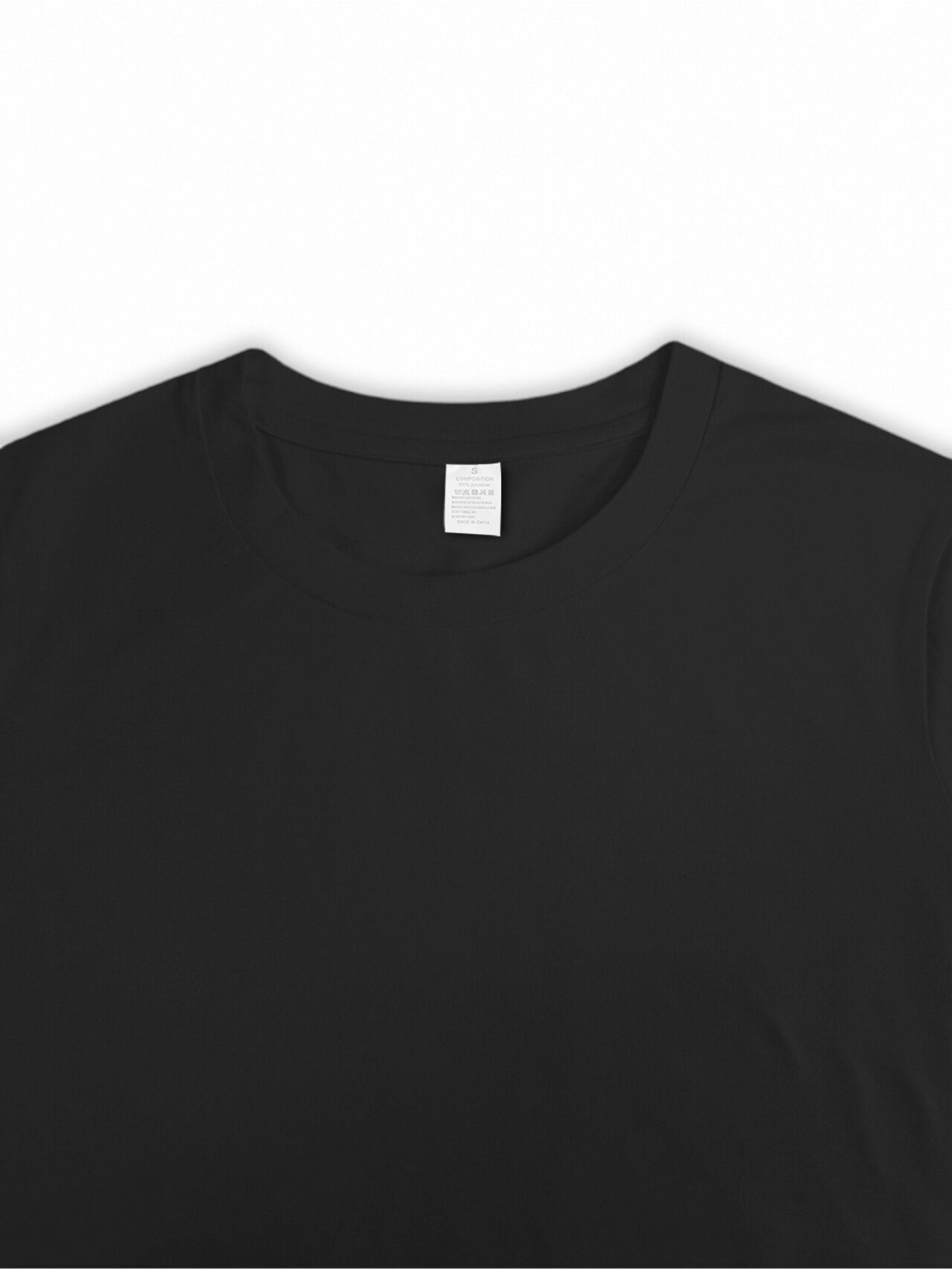 Women's Graphic Print T-Shirt - Short Sleeve – Black / White – view 17