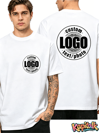 Women's Graphic Print T-Shirt - Short Sleeve – Black / White – Black option – main product image