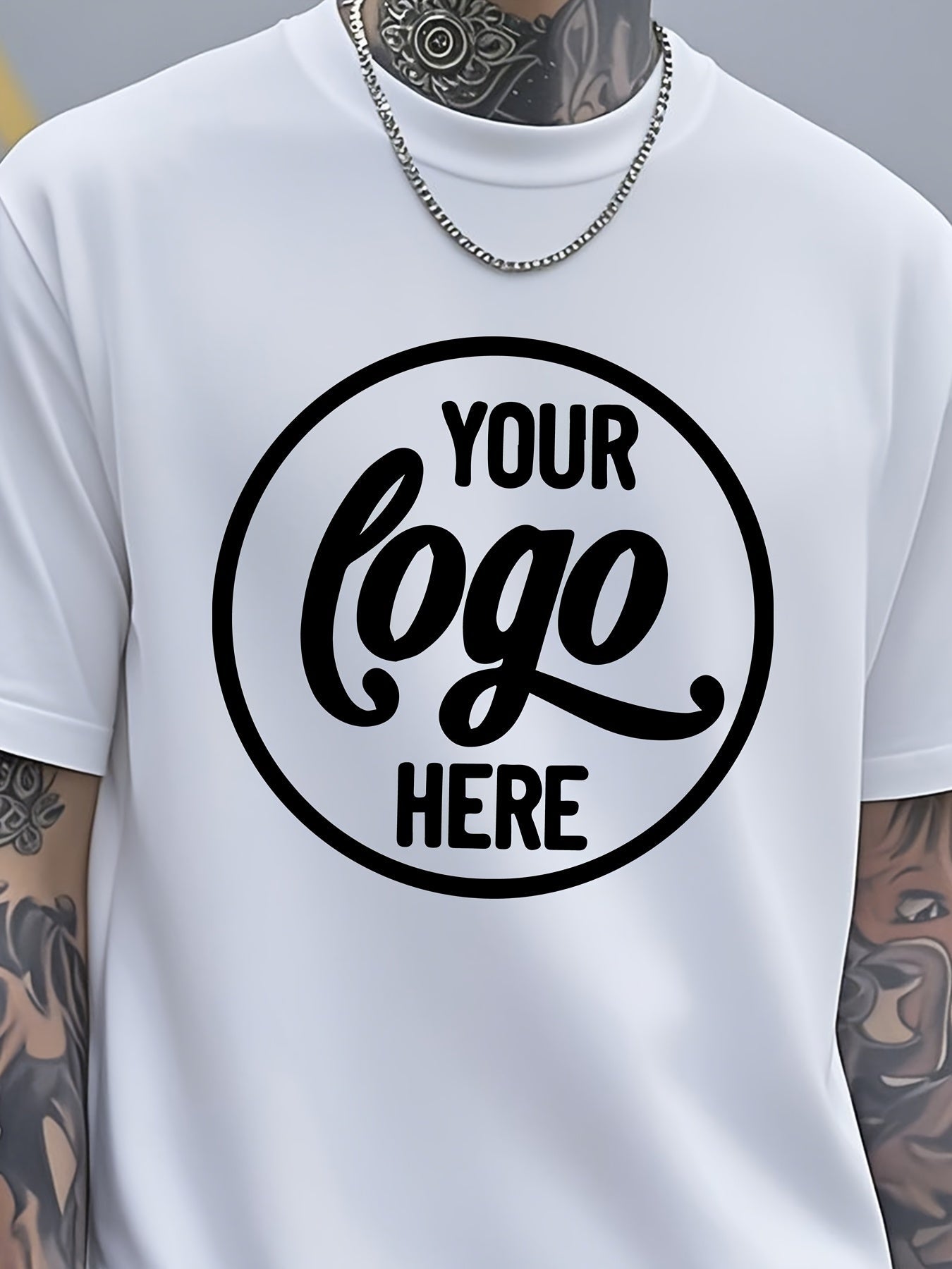 Women's Graphic Print T-Shirt - Short Sleeve – White Knit Short-Sleeve – view 9