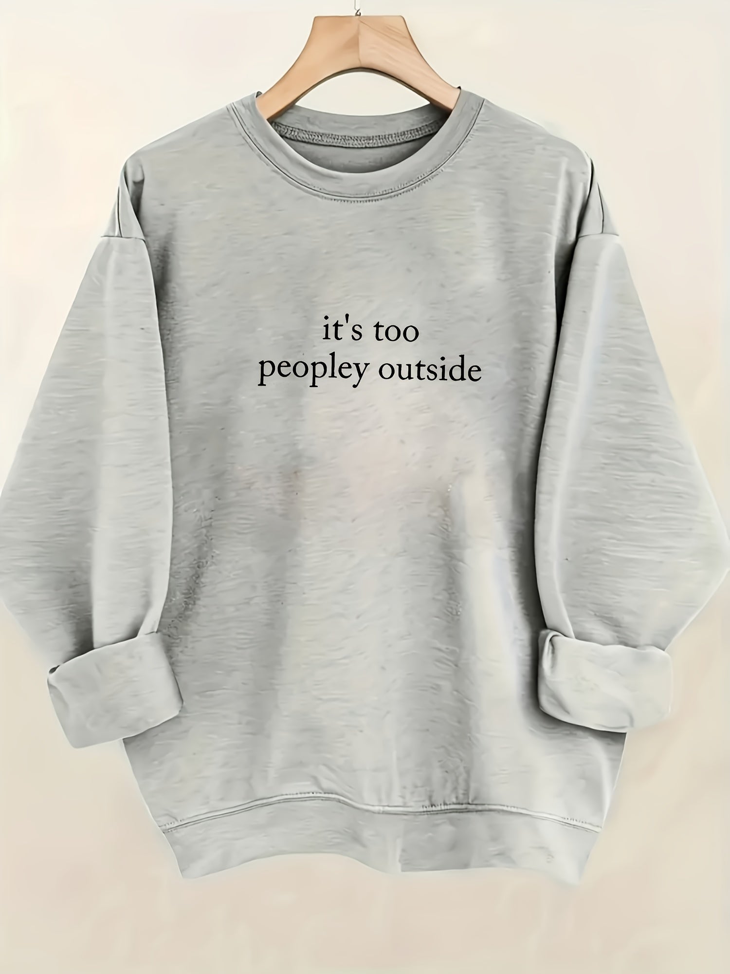 Women's Graphic Sweatshirt - Classic Neck Long Sleeve – main product image