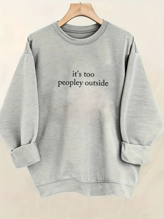 Women's Graphic Sweatshirt - Classic Neck Long Sleeve – main product image
