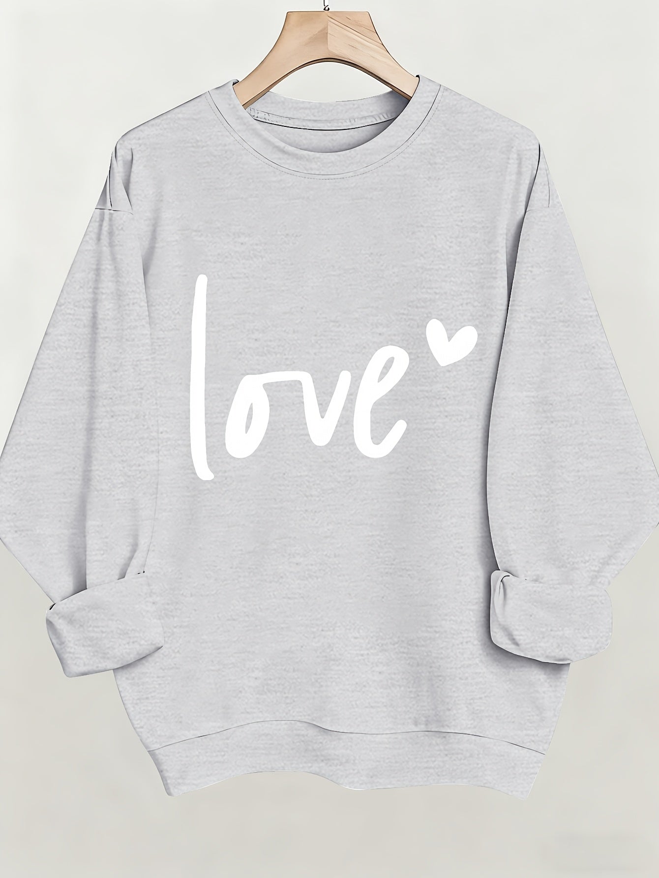 Women's Graphic Sweatshirt - Regular Fit Classic Neck – Red / Green detail view
