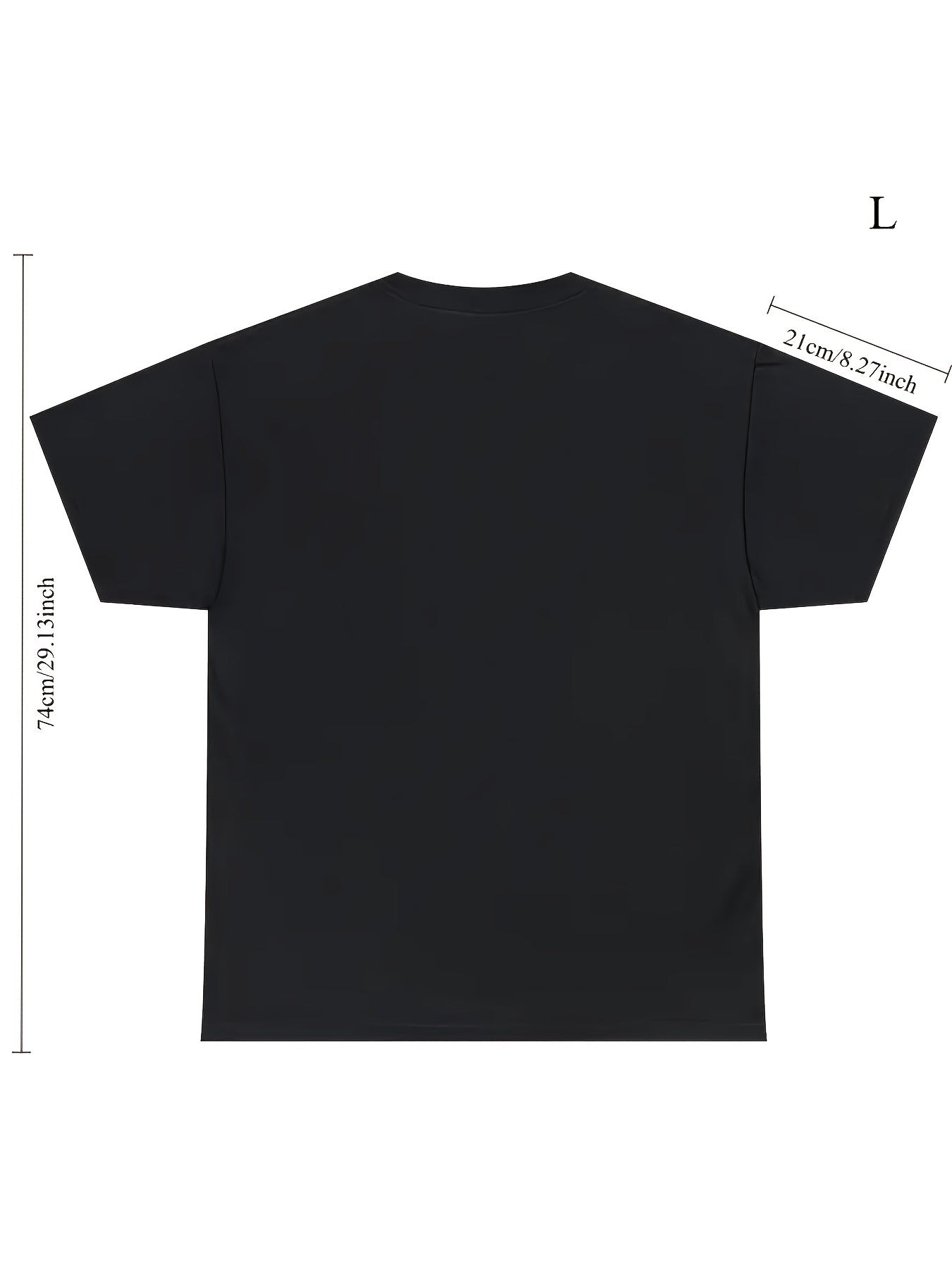 Women's Heart Graphic T-Shirt - Round Neck Short Sleeve – Black – view 2